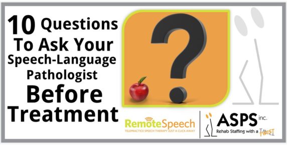 Questions to ask a speech pathologist about their job
